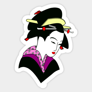 Geisha Sticker